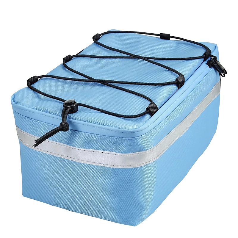 Bleu - Sac de vélo en tissu Oxford 1680D