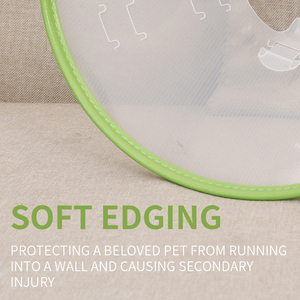 Leichtes verstellbares Kunststoff-Haustier kegel Elizabethan-Halsband für kleine Mini-Hunde Katzen Welpen LED-Lichter Soft Solid Recovery <span class=keywords><strong>Dog</strong></span> - Product Image 4