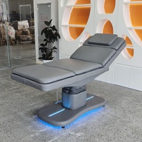 Table de massage électrique de luxe pour cils, mobilier de salon, lit facial réglable conçu spécifiquement pour les salons de beauté