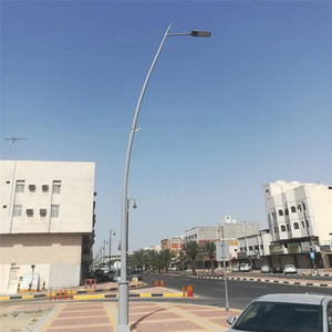 עמוד תאורת רחוב מאלומיניום 6-12 מטר עם אישור CE, עמידות לרוח של 160 קמ\\\"ש וחיי שירות של 20+ שנים לשימוש חיצוני עמיד. - Product Image 3