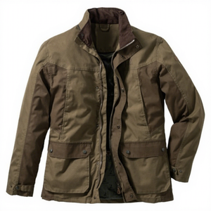 Men's Winter Casual Hunting Jacket Outdoor Breathable Quick Dry Custom <b>Dye</b> Back Neck Logo Position High Quality 100% Cotton - Product Image 1