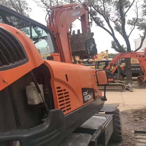 Mini modèles Doosan DX60W DX80 d'occasion machines de construction de pelles sur chenilles de 6 tonnes - Product Image 4