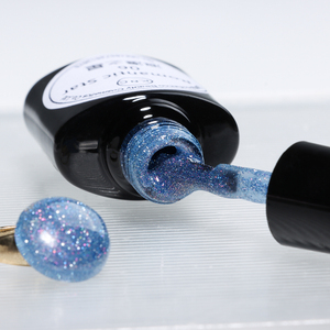 HEMA &amp; TPO Free Romantic <strong>Star</strong> 10ml-15ml UV Gel Polish Glitter Shining Gel Polish Nails Wholesale OEM ODM Nails Supply - Product Image 3