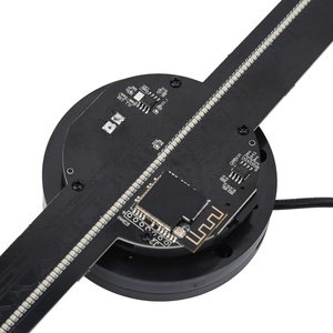 Giá Rẻ Giá Holographic LED fan 3D Fan Hologram chiếu 42cm 2 lưỡi treo tường Wifi LED sáng đèn 224 ba chiều thiết bị - Product Image 2