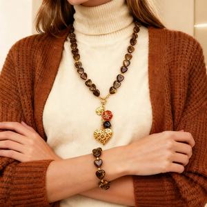 Colliers pendentifs personnalisés en acier inoxydable de luxe, couleur claire, or 14k 18k, pour hommes et femmes, résistants au ternissement - Product Image 4