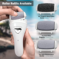 Lime à pieds électrique avec écran numérique, lavable à l'eau, éliminateur automatique de peaux mortes et de callosités, ensemble de coupe-pieds rechargeable
