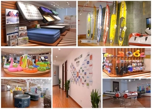 Dành cho người lớn PE gấp Net ngồi có thể ngả kích thước tùy chỉnh Inflatable nổi giường nước cho hồ bơi & sông bơi - Product Image 4