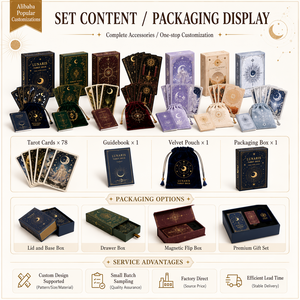 Impresión de Cartas del <span class=keywords><strong>Tarot</strong></span> a Todo Color Ecológicas y Personalizadas, Fabricante de Cartas del <span class=keywords><strong>Tarot</strong></span> OEM, Cartas de Adivinación Personalizadas - Product Image 3