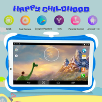 Süper ucuz 7-Inch çocuk Tablet bilgisayar eğitim oyunları için özel fabrika modeli Android 13 çift SIM kart çocuklar Tablet