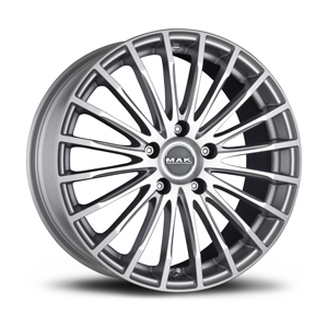 ล้ออัลลอย MAK F7570FASI35P Fatale Silver 7,5J17 ET35 cb72 5X100 - Product Image 1