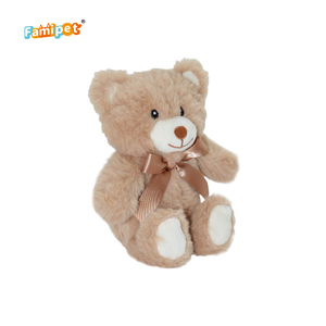 Produsen Famipet grosir mainan boneka hewan boneka boneka beruang Teddy lucu coklat baru - Product Image 6