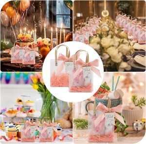 Ladies High-grade Pvc Material Transparent pp Frosted <b>Plastic</b> Shopping <b>Tote</b> Bag - Product Image 6
