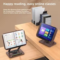 Support de lecture pour enfants Boneruy, multifonctionnel, rotatif à 360 degrés, en plastique, réglable en hauteur, support de tablette de bureau, modèle R51C