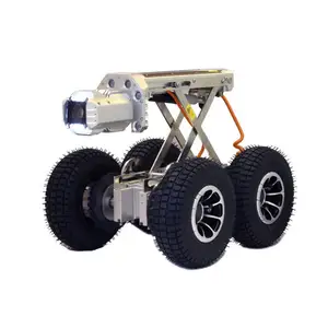 工厂批发轮式机器人360 Rov机器人迷你工业履带式机器人管道摄像机检查高分辨率