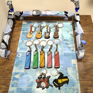Llaveros de Goma Duraderos con Diseño de Instrumentos Musicales, Estilo de Dibujos Animados Personalizados, Gran Venta - Product Image 2