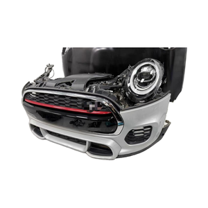 Kit de carrocería de coche <span class=keywords><strong>usado</strong></span> para BMW <span class=keywords><strong>MINI</strong></span> <span class=keywords><strong>Cooper</strong></span> S JCW F56 labio de parachoques delantero de corte de nariz con parachoques de repuesto de faros delanteros - Product Image 1