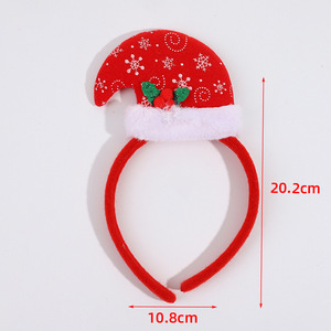 Diadema navideña de dibujos animados con cuernos de ciervo, accesorios para el cabello con diseño de árbol de Navidad, adecuados para que niños y niñas asistan a fiestas - Product Image 3