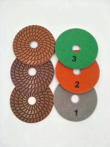 250mm 7-step Dry Wet Diamond Stone Polishing Buffing Pads Set 3.0mm Thickness Medium Hardness Granite <strong>Marble</strong> <strong>Polish</strong> OEM 3-Year - Product Image 3