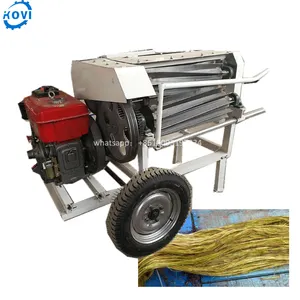 hemp extractor machine kenaf decorticator hemp jute peeling machine decorticating fiber machine