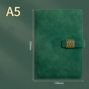 Articoli da regalo promozionali all'ingrosso di cancelleria rosso con tasca posteriore - Product Image 4