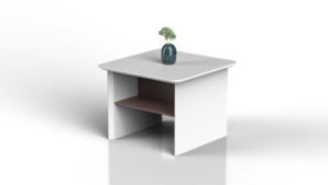 Đồ Nội Thất Nhà Đơn Giản Hiện Đại Màu Đen Bằng Gỗ Bàn Cà Phê Dài <span class=keywords><strong>Sofa</strong></span> Bàn Bên - Product Image 2