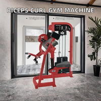 Équipement de musculation pour usage commercial, machine d'entraînement en acier réglable pour les biceps, les bras, les jambes, le dos, entraînement physique