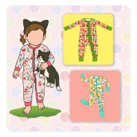 Bamboe Viscose Pyjamaset voor peuters, zachte rits-pyjama, comfortabel bamboe slaapgoed voor kinderen, OEM op maat gemaakte bamboe kleding voor peuters