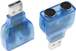 <span class=keywords><strong>USB</strong></span> Để PS/2 Chuyển Đổi Màu Xanh <span class=keywords><strong>USB</strong></span> Nam Để Dual <span class=keywords><strong>PS2</strong></span> Nữ Adapter Cho Bàn Phím Chuột Kết Nối - Product Image 4