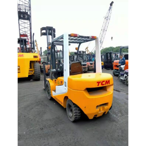 Chariot élévateur diesel TCM 3 tonnes FD100 d'occasion fiable avec hauteur de levage de 3000 mm, déplacement latéral en option, équipement industriel de construction - Product Image 5