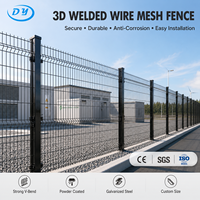 Panneau de clôture de sécurité en treillis soudé 3D incurvé décoratif à prix abordable, modèle 3D, pour jardin - Vente chaude