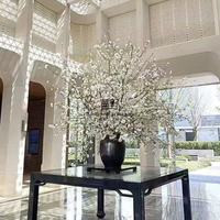 Arbre artificiel en fleurs de cerisier rose de grande taille pour l'extérieur, en plastique de qualité, décoration florale et végétale artificielle pour l'extérieur, vente en gros