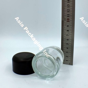 Deadly Ship 20 30 60 Dram Frascos de Vidrio Transparente con Tapas de Plástico Negras a Prueba de Niños, Serigrafiados, para Pre-Rolls y Cosméticos, 180ml - Product Image 4