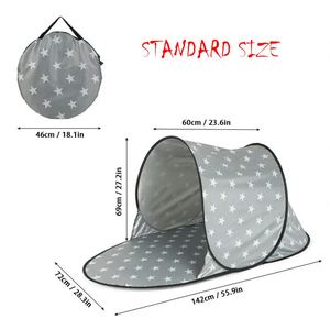 Promotion POP up Beach <b>Tent</b> Sun Shelter with Quick Set up Waterproof Beach <b>Canopy</b> With Custom Logo 1-2 Person for Beach Gifts - Product Image 3