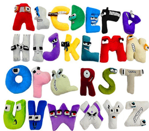 Muñeco de peluche de la Letra del Año, almohada de la letra inglesa, muñeco de peluche. - Product Image 2