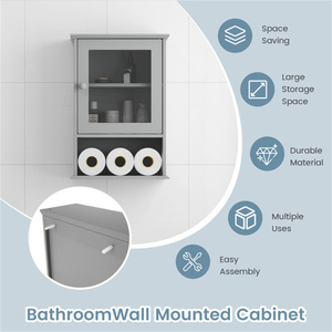 DB MDF Casillero de baño gris para ventas prohibidas Enviado - Product Image 5