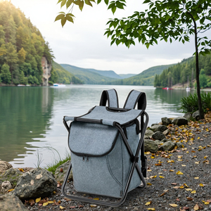 Silla Plegable Portátil para Exteriores, Diseño Moderno, <span class=keywords><strong>Multifuncional</strong></span>, Aislamiento Térmico, <span class=keywords><strong>Banco</strong></span> para Camping, Playa y Pesca - Product Image 4