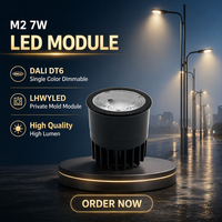 Module LED DALI DT6 monocolore dimmable LHWYLED 220V GU10 7W en aluminium forgé à froid 1070, CRI élevé, longue durée de vie 50000h