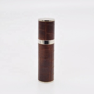 Flacon pulvérisateur rechargeable en verre et cuir de 5 ml, 10 ml, 15 ml, personnalisable, prêt à être expédié, vente chaude - Product Image 2