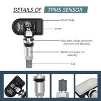 Capteur de pression des pneus universel programmable à double fréquence 433 MHz et 315 MHz, compatible TPMS avec outil automobile