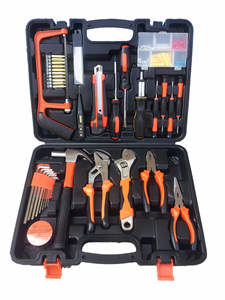 Ensemble d'<span class=keywords><strong>outils</strong></span> d'atelier en acier au carbone professionnel pour la maison, boîte à <span class=keywords><strong>outils</strong></span> Kemax OEM pour électricien, charpentier, bricolage, fonctions complètes - Product Image 2