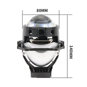 12V New 3 Inch P13 Dual Beam <b>Led</b> <b>Headlight</b> 60W 30000 Lumens 6000K White Light Universal Fit for Retrofit Upgrade - Product Image 2