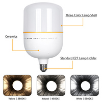 Ampoules LED de photographie bicolores 3 modes 3200K-5600K avec base E27, 135W, alimentées en courant alternatif, éclairage vidéo de studio