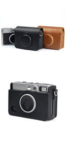 Bolsa de cuero Caiul para cámara <span class=keywords><strong>Fujifilm</strong></span> <span class=keywords><strong>Instax</strong></span> <span class=keywords><strong>Mini</strong></span> EVO, funda protectora completa con correa, bolsa para <span class=keywords><strong>Instax</strong></span> <span class=keywords><strong>Mini</strong></span> al por mayor - Product Image 4