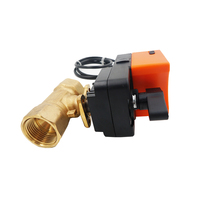 Vanne à boisseau sphérique motorisée à commande proportionnelle bidirectionnelle Winvall 0-10V/4-20mA en laiton pour le contrôle du débit d'eau