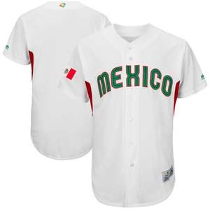 Custom Mexico Sportswear Full Sublimation Double Knit Polyester Breathable Anti-Bacterial Quick Dry Unisex Baseball Softball - Product Image 2