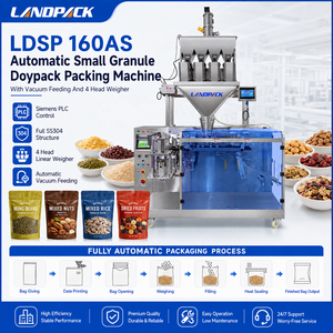 <span class=keywords><strong>Machine</strong></span> d'emballage horizontale pour sachets préformés <span class=keywords><strong>à</strong></span> fermeture éclair (doypack) pour grains de <span class=keywords><strong>café</strong></span>, aliments pour animaux, sucre et riz - Product Image 1