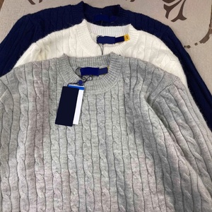 Maglione Casual Lauren 2026 Personalizzato con Logo Ralph, Slim-Fit a Quadri in <span class=keywords><strong>Lana</strong></span>, Stile Vintage Old Money per <span class=keywords><strong>Uomo</strong></span> - Product Image 4