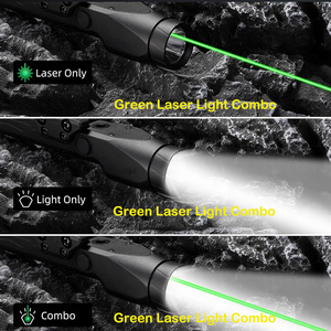 Từ có thể sạc lại LED ánh sáng 1700 lumens laser màu xanh lá cây với Strobe chế độ Hợp kim Nhôm Cơ thể tương thích đèn - Product Image 5