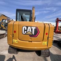 Mini-excavatrice d'occasion CAT305.5E2 d'origine japonaise, 5,5 tonnes, hydraulique, sur chenilles, avec lame de bulldozer, pour petits travaux de construction
