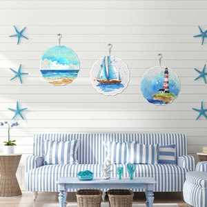 Sublimation Wind Spinner Blanks 3D Aluminum Hanging DIY Crafts Ornaments Indoor Garden Yard Window Porch <b>Front</b> <b>Door</b> <b>Decoration</b> - Product Image 4